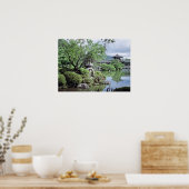 STONE LANTERN IN HEIAN SHINTO SHRINE - KYOTO POSTER (Keuken)