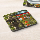 Stone Lantern & Torii Gate Bier Onderzetter (Linkerzijde)