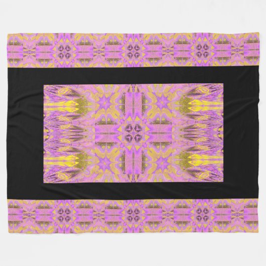 Stone Light Flower 4 Fleece Deken (Voorkant (Horizontaal))