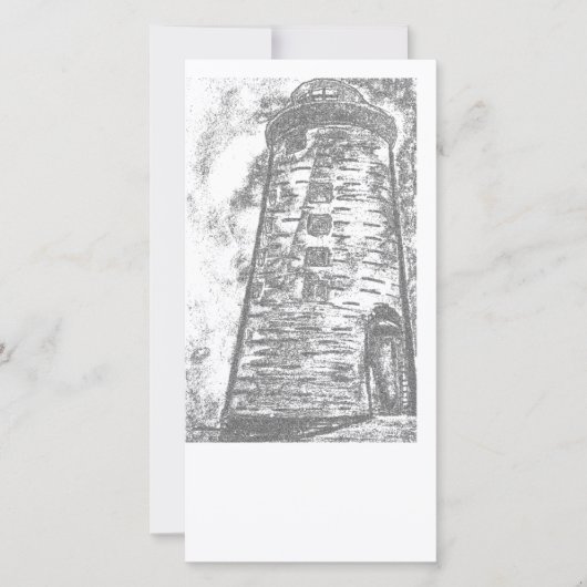 Stone Lighthouse-fotokaart (Voorkant)