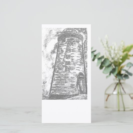 Stone Lighthouse-fotokaart (Staand voorkant)