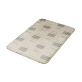 Stone & Linen Badmat (Gekanteld)