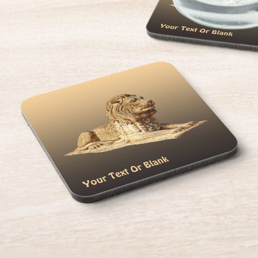 Stone Lion Bier Onderzetter (Linkerzijde)