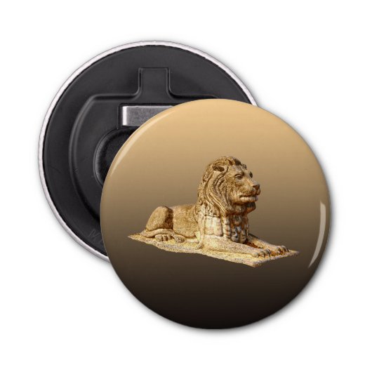 Stone Lion Button Flesopener