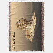 Stone Lion Deken (Voorkant Verticaal)