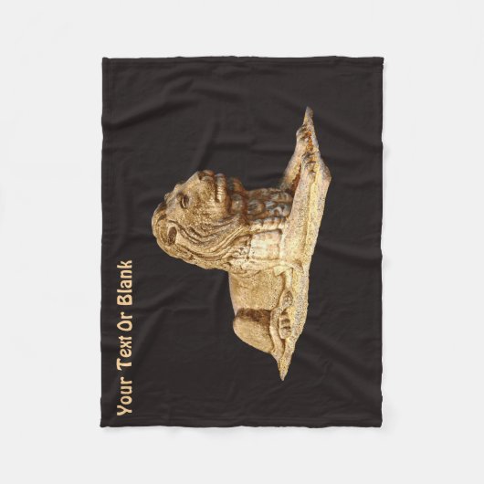 Stone Lion Fleece Deken (Voorkant)