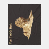 Stone Lion Fleece Deken (Voorkant)