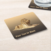 Stone Lion Kartonnen Onderzetters (Schuin)