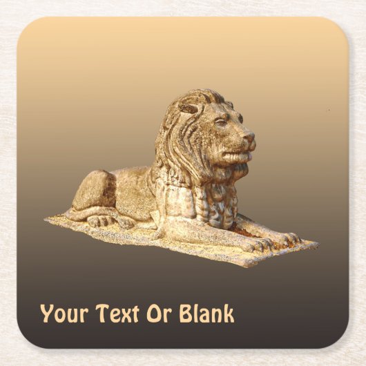 Stone Lion Kartonnen Onderzetters (Voorkant)