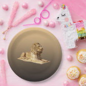 Stone Lion Papieren Bordje (Feest)