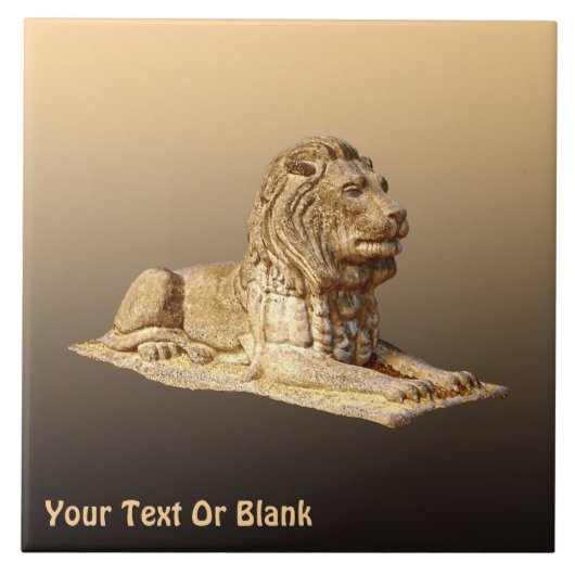 Stone Lion Tegeltje (Voorkant)