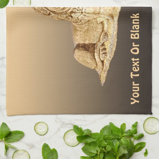 Stone Lion Theedoek (Gevouwen)