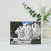 Stone Lions Briefkaart (Staand voorkant)