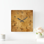 Stone look Kitchen Wall-klokken Vierkante Klok (Huis)