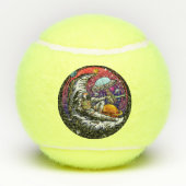 Stone Magnet Tennisballen (Achterkant)