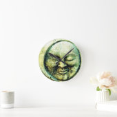 Stone man in de maan ronde klok (Huis)