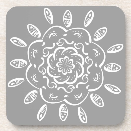 Stone Mandala Drankjes Onderzetter (Voorkant)