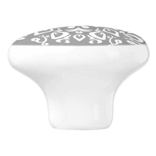 Stone Mandala Keramische Knop (Zijkant)