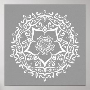 Stone Mandala Poster