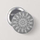 Stone Mandala Ronde Button 5,7 Cm (Voorkant /achterkant)