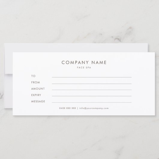 Stone Marble Agate Cadeaubon (Voorkant)