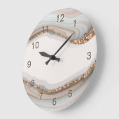 Stone Marble Agate Grote Klok (Hoek)