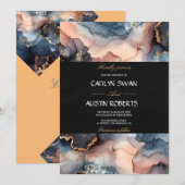 Stone Marble Agate Kaart (Voorkant / Achterkant)