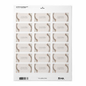 Stone Marble Agate Return Address Label (Full Sheet)