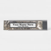 Stone Marble Desk Name Bord Bureau Naambordje (Voorkant)