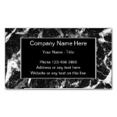 Stone Marble Look Visitekaartje Magneten (Voorkant)