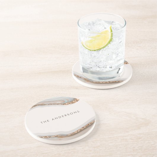 Stone Marble Texture Sandstone Onderzetter (Zijkant)