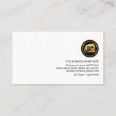 Stone Masonry Brick Laying Builder Visitekaartje (Achterkant)