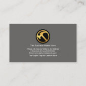 Stone Masonry Brick Laying Construction Handyman Visitekaartje (Achterkant)