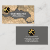 Stone Masonry Brick Laying Construction Handyman Visitekaartje (Voorkant / Achterkant)