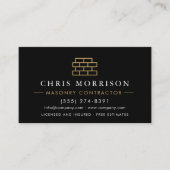 Stone Masonry Brick Mason Visitekaartje (Voorkant)