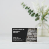 Stone Masonry Company Visitekaartje (Staand voorkant)