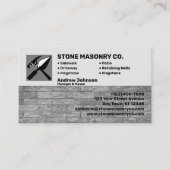 Stone Masonry Company Visitekaartje (Voorkant)