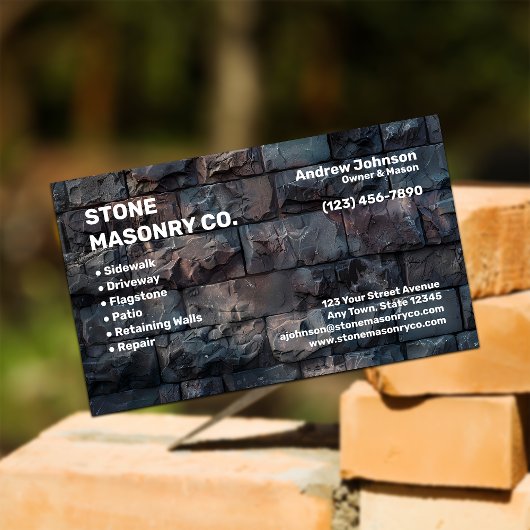 Stone Masonry Company Visitekaartje