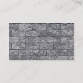 Stone Masonry Company Visitekaartje (Achterkant)