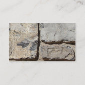 Stone Masonry Company Visitekaartje (Achterkant)