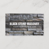 Stone Masonry Construction Visitekaartje (Voorkant)