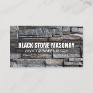 Stone Masonry Construction Visitekaartje