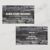 Stone Masonry Construction Visitekaartje (Voorkant / Achterkant)