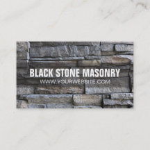 Stone Masonry Construction Visitekaartje