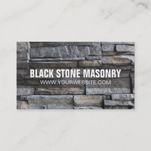 Stone Masonry Construction Visitekaartje