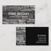 Stone Masonry Visitekaartje Design (Voorkant / Achterkant)