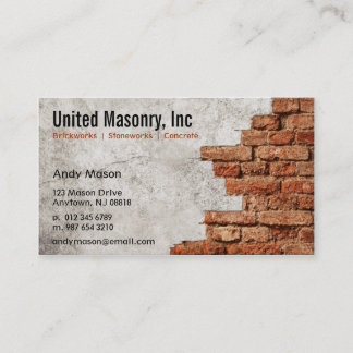 Stone Masonry visitekaartjes
