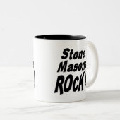 Stone Masons Rock! Mok (Voorkant rechts)