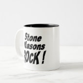 Stone Masons Rock! Mok (Voorkant links)