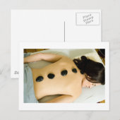 Stone Massage Briefkaart (Voorkant / Achterkant)